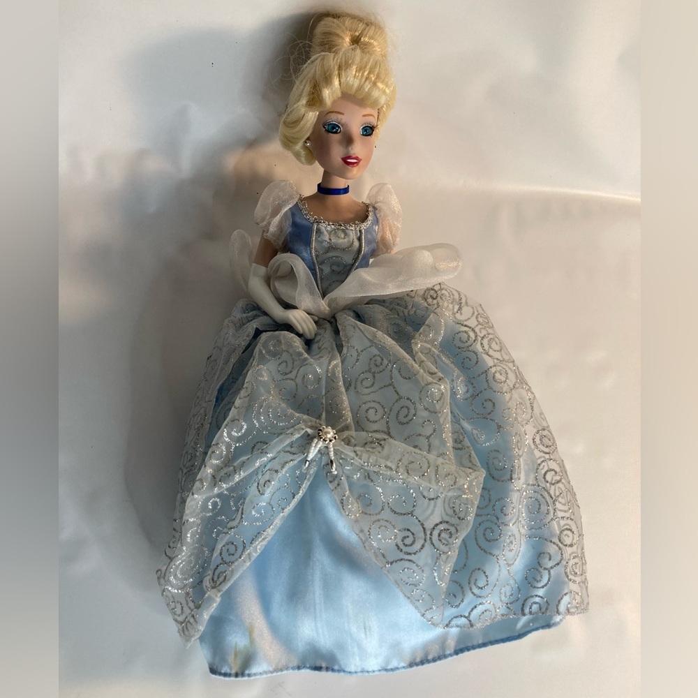 Disney Porcelain Cinderella Brass Key Doll 16"